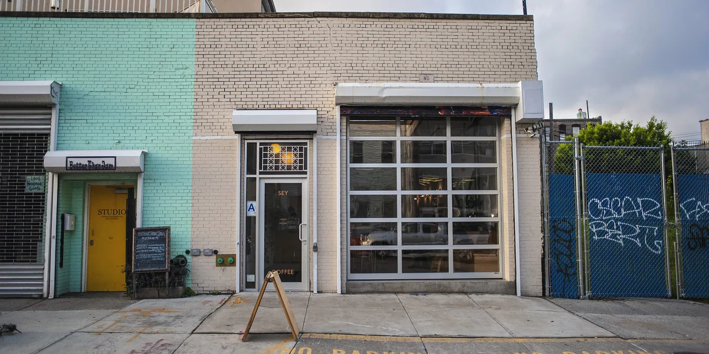 SEY cafe exterior at 18 Grattan Street